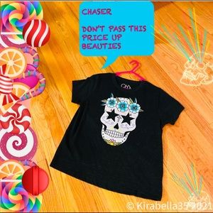WORN A FEW TIMES CHASER SKELETON TEE SIZE MEDIUM